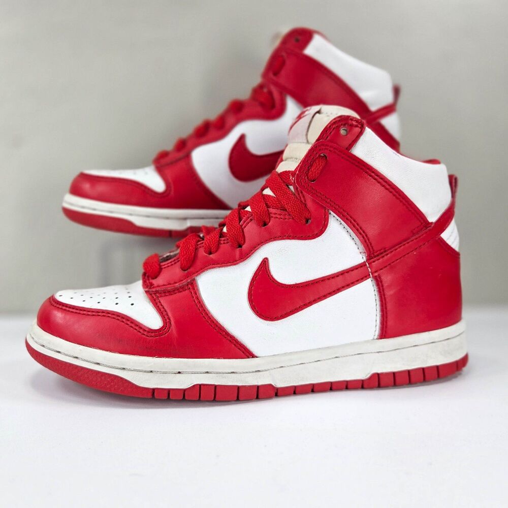 Nike Dunk High GS Championship Red White DB2179-106 Sz 5Y